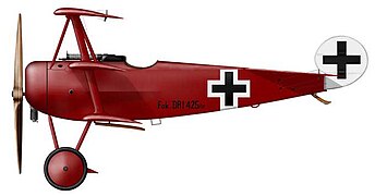 Fokker DR I of Manfred von Richthofen
