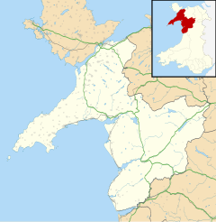 Llanddeiniolen is located in Gwynedd