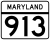 Maryland Route 913 marker