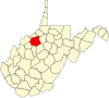 State map highlighting Ritchie County
