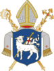 Original Coat of arms Coat of arms of the Prince-Bishopric of Warmia as a part of Poland of Warmia