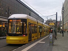 Flexity Berlin tram at Alexanderplatz