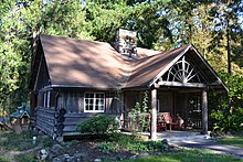 Technically, Hoover Cabin should fall in the tragic "All that's left" category, as it is the only remnant of the Log Cabin Inn in Lane County, Oregon. The other cabins burned in 2006.