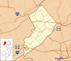 Anderson is located in Warren County, New Jersey