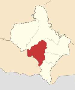 Location of Nadvirna Raion