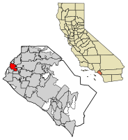 Location of Cypress in Orange County, California