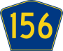 Highway 156 marker