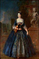 Portrait of Anna Orzelska with a Pug (c. 1728), National Museum, Warsaw