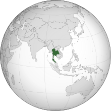 Country marked in green