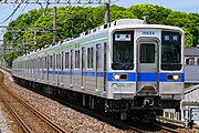 10050 series 6-car set 11654 in new colour scheme and Urban Park Line branding in May 2022