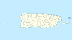 Map of Puerto Rico showing the locations of mass shootings in 2023