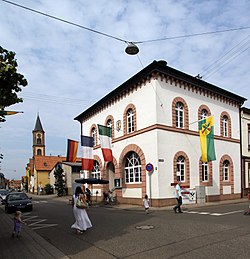 Protestant church and city hall