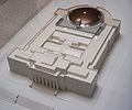 Model of a museum building.