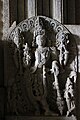 Sculpture of a Hindu deity in the Kedareshwara temple at Halebidu