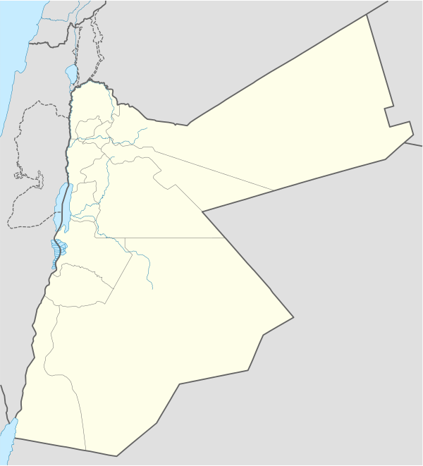 2016–17 Jordan League Division 1 is located in Jordan