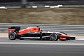 Jules Bianchi driving the Marussia MR03 at the 2014 Bahrain Grand Prix.