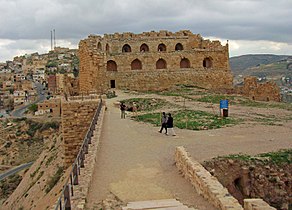 Kerak Castle and al-Karak, Jordan