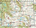 Image 23Wyoming terrain map (from Wyoming)