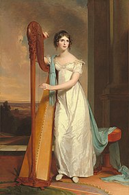 Lady with a Harp, 1818, a portrait of Eliza Ridgely, was at Hampton Mansion from the 1820s to 1945, when it was sold to the National Gallery of Art.[11]