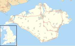 Yaverland Battery is located in Isle of Wight