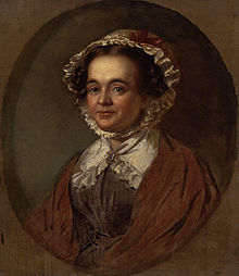 Portrait of Mary Russell Mitford by Benjamin Robert Haydon, 1824