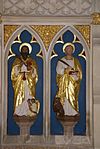 St Matthew and St Mark on reredos in St Giles' Church, Bradford-on-Tone, Somerset. Courtesy Colin Dinsdale and June Best.