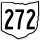 State Route 272 marker