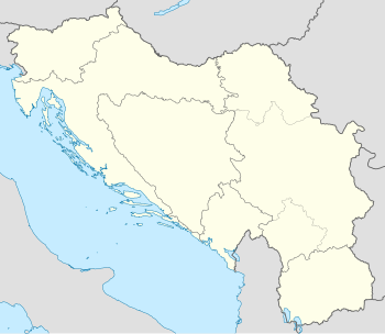 1989–90 Yugoslav Second League is located in Yugoslavia