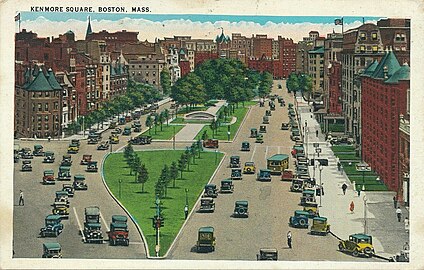 Kenmore Square in the 1930s, after the subway station opened