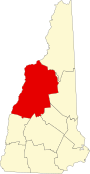 Grafton County map