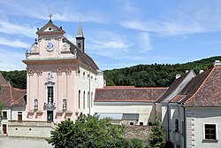 Monastery church and prelate court
