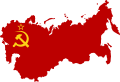 Flag-map of the Soviet Union (1939-1941)