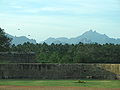 View of the hills from Vattakottai fort.