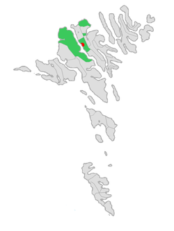 Location in the Faroe Islands