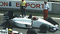 Oscar Larrauri at the 1988 Canadian Grand Prix