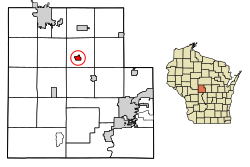 Location of Arpin in Wood County, Wisconsin