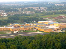 Aerial of Fishers High School in 2006