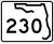 State Road 230 Truck marker