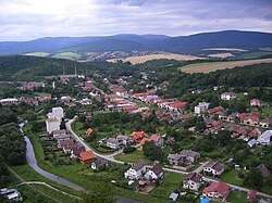View of the village from the Jasovská Skala