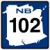 Route 102 marker