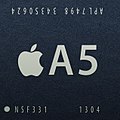 An illustrated Apple A5 R3 processor