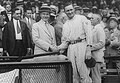 Calvin Coolidge gets to meet pitcher Walter Johnson, June 18, 1925