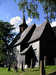 Lomen Stave Church in the summer of 2005