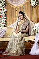 Traditional Bengali bride in formal matrimonial Sari