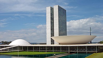 National Congress of Brazil by Oscar Niemeyer
