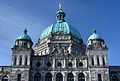 The roof of the British Columbia Parliament Buildings in Victoria, BC