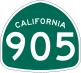 State Route 905 marker