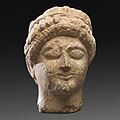 Female Votive Head Cyprus (?), early 5th century B.C.E
