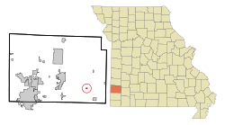 Location of Reeds, Missouri
