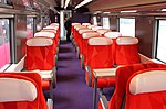 First class interior of Fyra